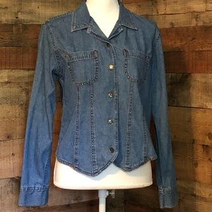 Mountain Lake Denim Button Down Shirt